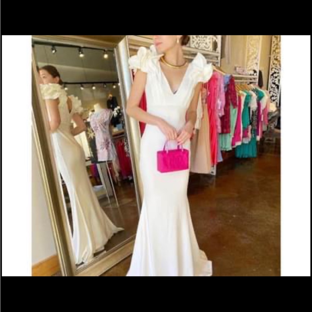 White Hemline Boutique Gown